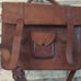 Vintage leather shoulder bag