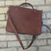 Vintage leather shoulder bag