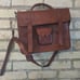 Vintage leather shoulder bag
