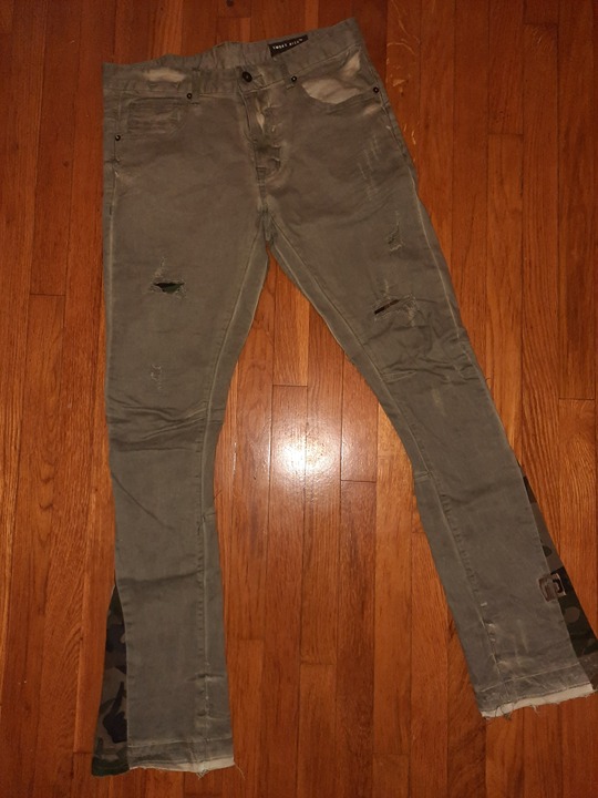 Smoke Rise - Camo Bell Bottom Jeans!!! 34x36