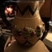 Colorful Fruit and Black Zig Zag Made in Japan Pitcher