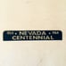 Nevada Centennial 1864 1964 License plat