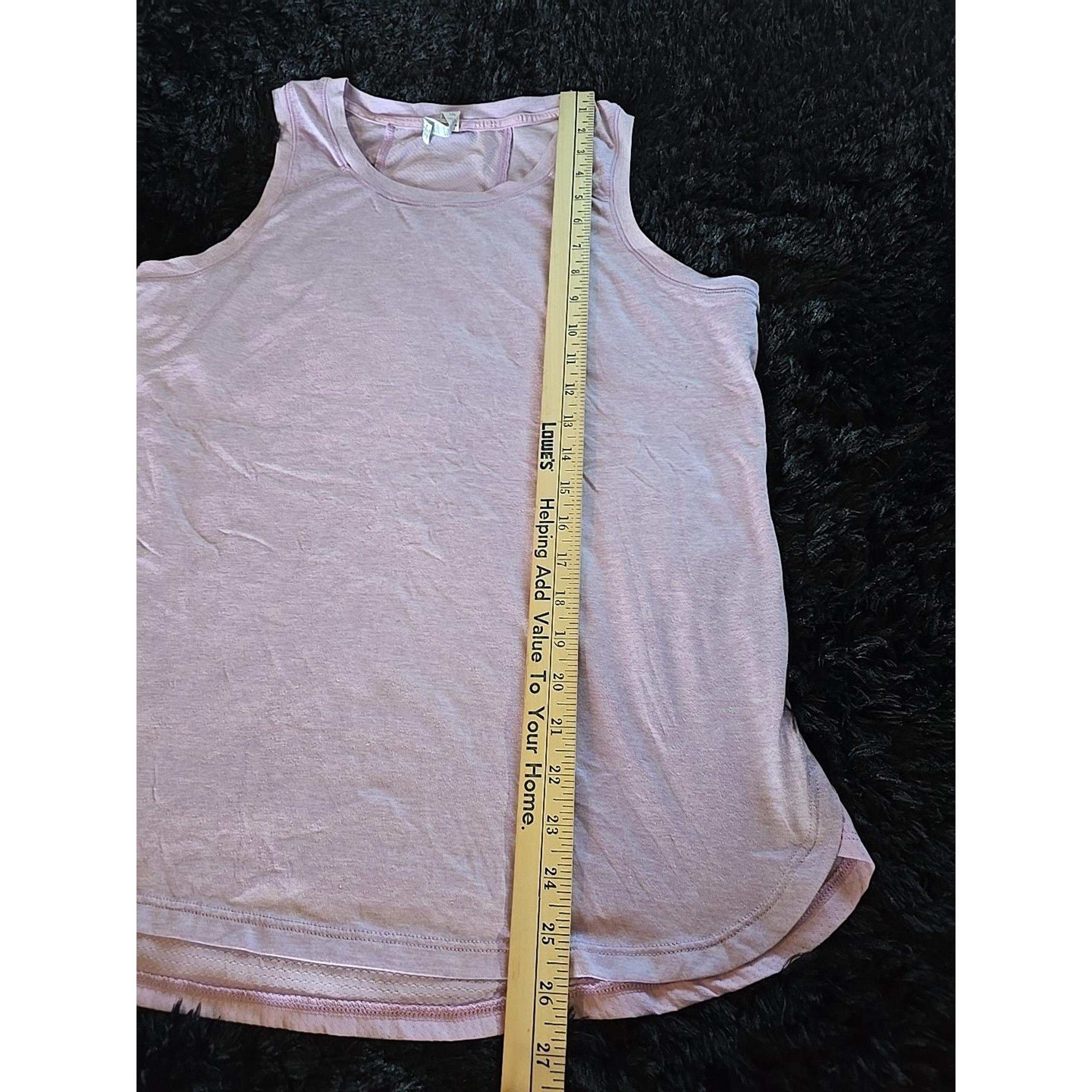 RBX Women's Size large Activewear Racerback Tank Top Light Purple  Lt Weight