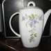 Mitterteich Coffeepot / Teapots Bavaria Germany Purple/Bue Flowered