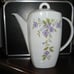 Mitterteich Coffeepot / Teapots Bavaria Germany Purple/Bue Flowered