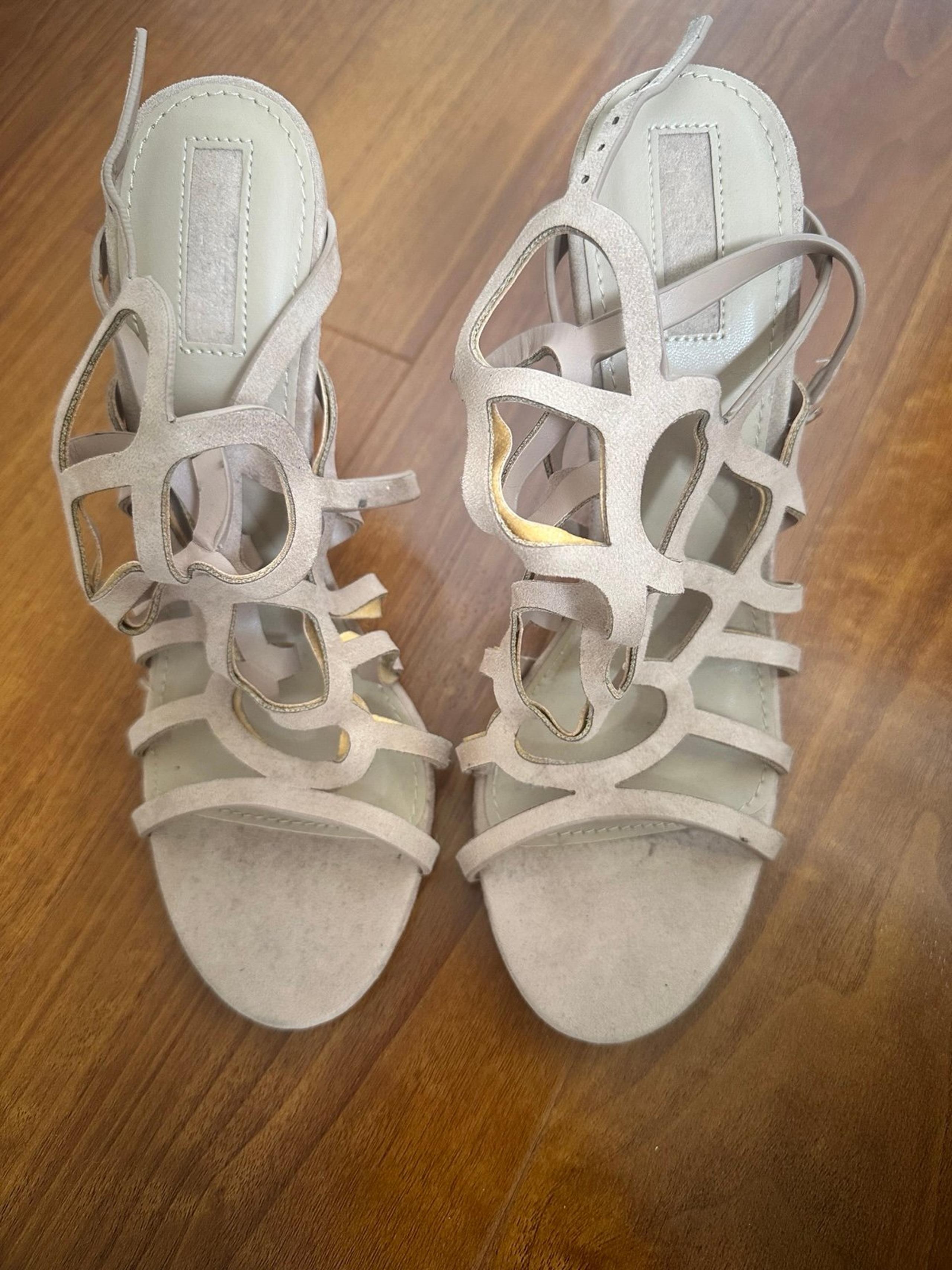 Strappy heels