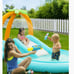 Kiddie Pool with Water Slide for Kids, Children, 110 x 71 x 53