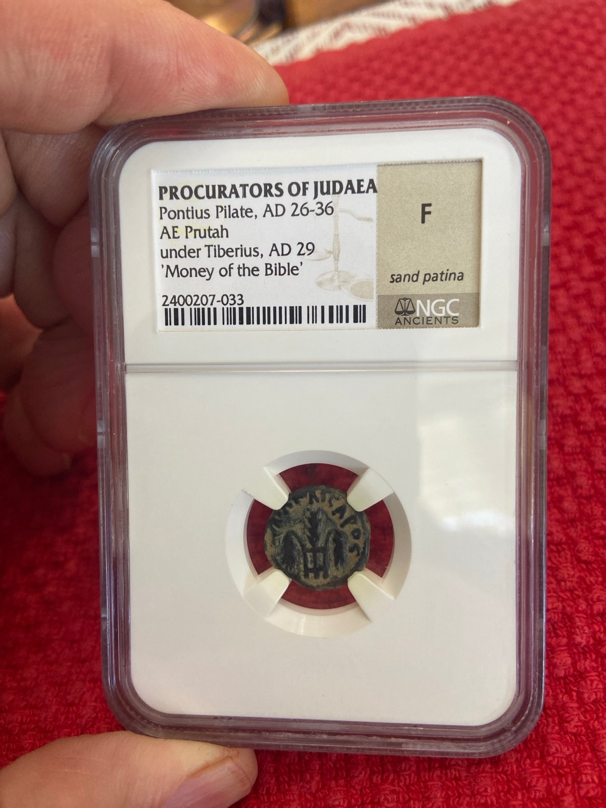 Procurators of Judaea - Pontius Pilate AD 26-36 NGC F