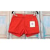 Boast Womens Size 2 Orange Red Slash Pocket Flat Front Mid Rise Chino Shorts