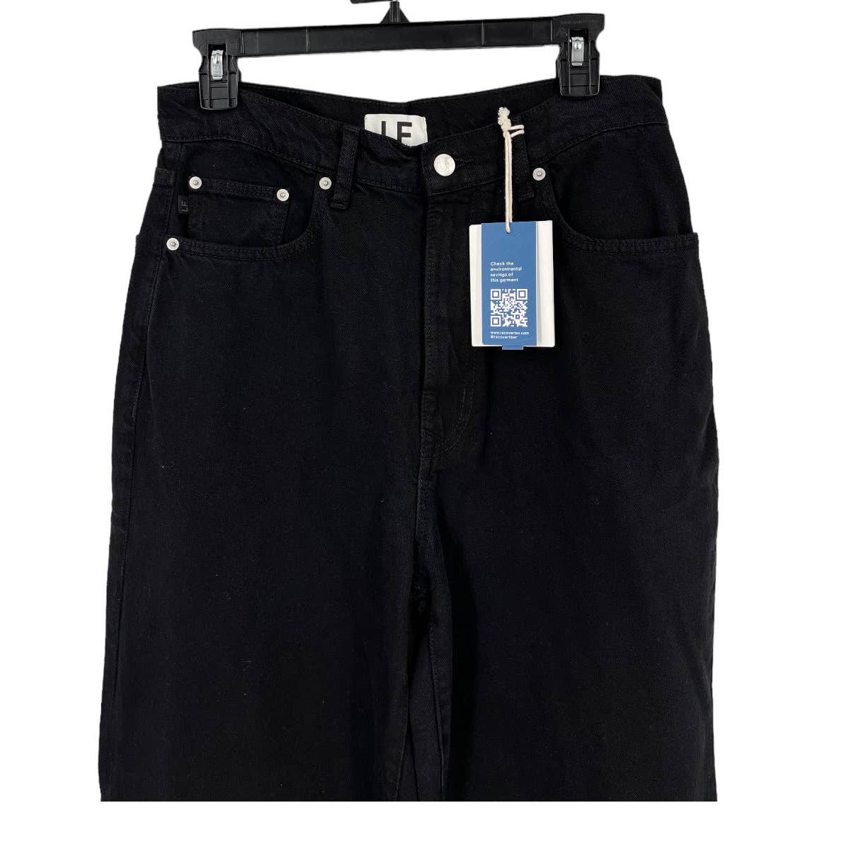 Lovers and Friends Jeans Lennon Super high rise loose wide leg black size 29