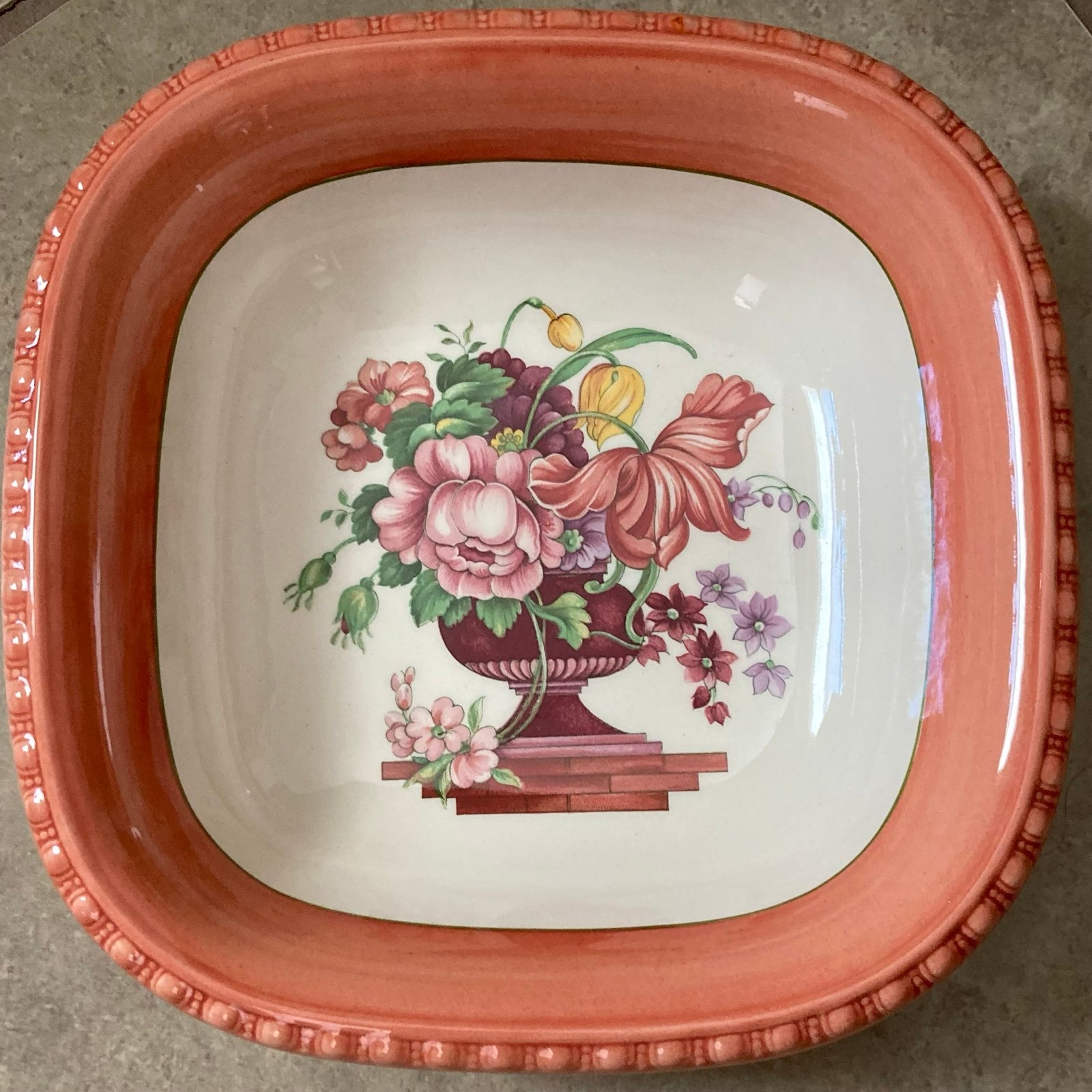 Vintage FIORELLO by VILLEROY & BOCH Square Vegetable Bowl in excellent condition