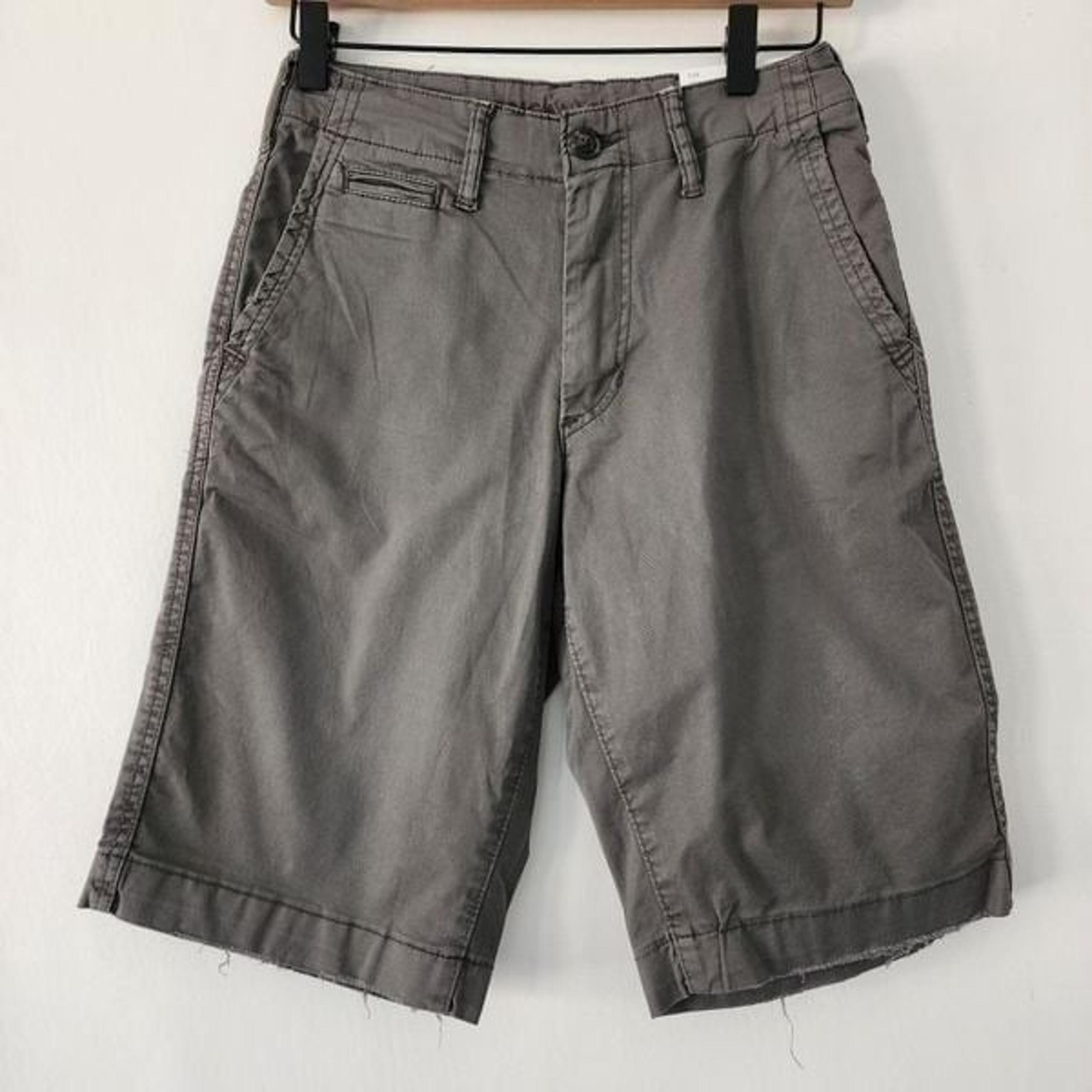 New American Eagle Flex Lived In Khaki Short below the knee green shorts mens 26