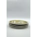 CRATE & BARREL GREEN CERAMIC ITALY SALAD PLATE VEGETABLES DINNER CAVOLO CAROTE