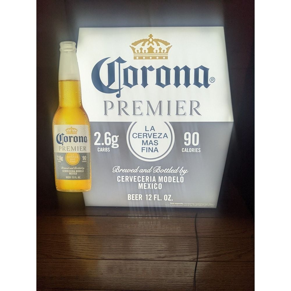 Corona Premier beer LED light indoor advertisement