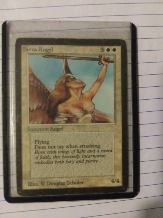 Serra Angel Deckmaster magic card
