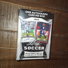 2023 Leaf Soccer Blaster Box. 1 Auto per box guaranteed
