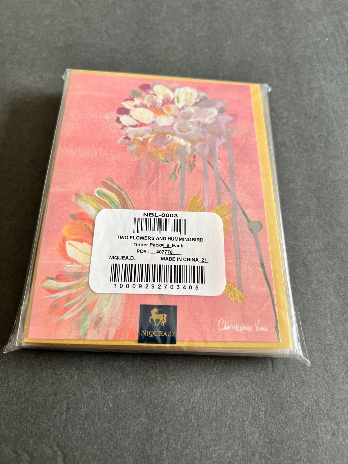Niquea. D Two Flower Hummingbird Pack of 6