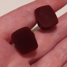 Antique 1880's Sardonyx Cuff Links