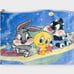Baby Looney Tunes Bugs Bunny Tweety Sylvester Outer Space Vintage Fleece Blanket