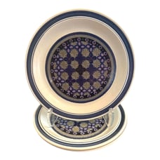Royal Doulton Tangier 8.5 Inch Ceramic Bread Plates Set of 2 Made England EUC