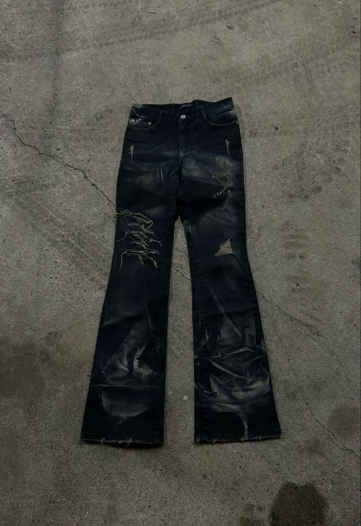 Archive Grunge Y2K Flare Pants