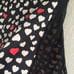 Dolce & Gabbana RARE Y2K black heart bustier corset mesh stretch PinUp top L/M