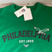 Philadelphia Eagles Nike NFL Team Apparel Kelly Green T Shirt XL Fly Eagles Fly