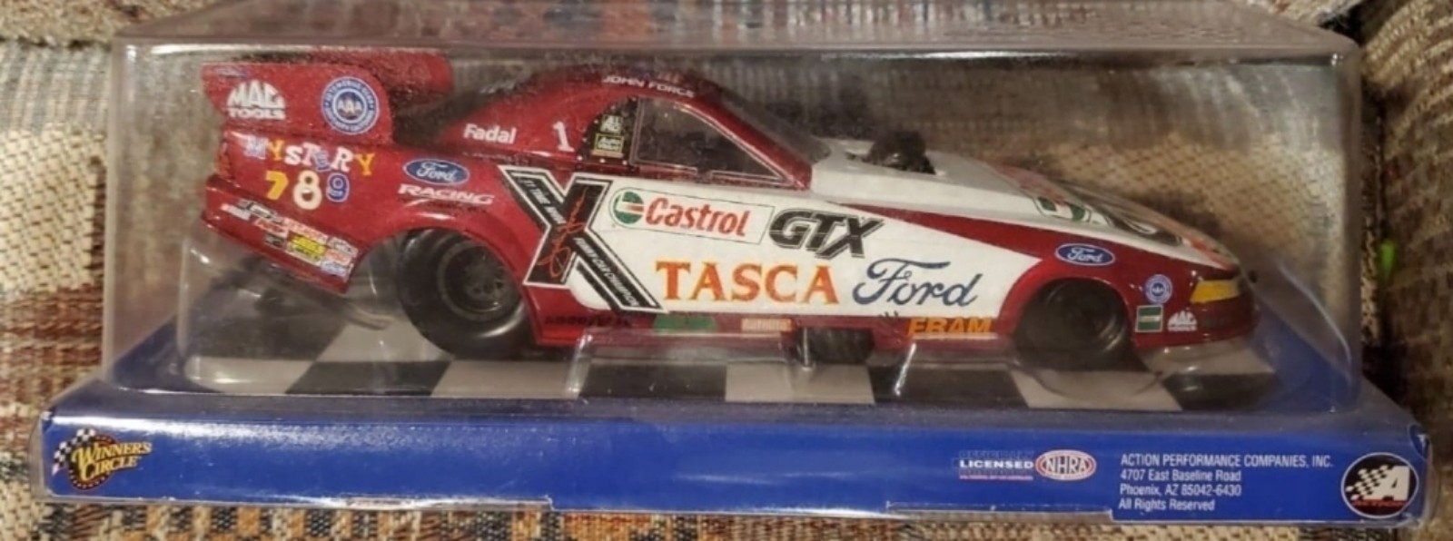 2002 John Force Tasca 1/24th Winners Circle!