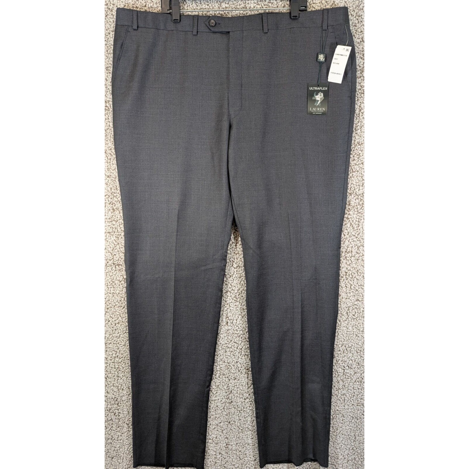 LRL Ralph Lauren Men's Suit Separates Pants UltraFlex Gray Pants 44W NWT