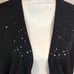 Cable & Gauge Black Sequin Shrug L NWT