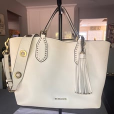 Michael Kors, Brooklyn, large leather grab bag