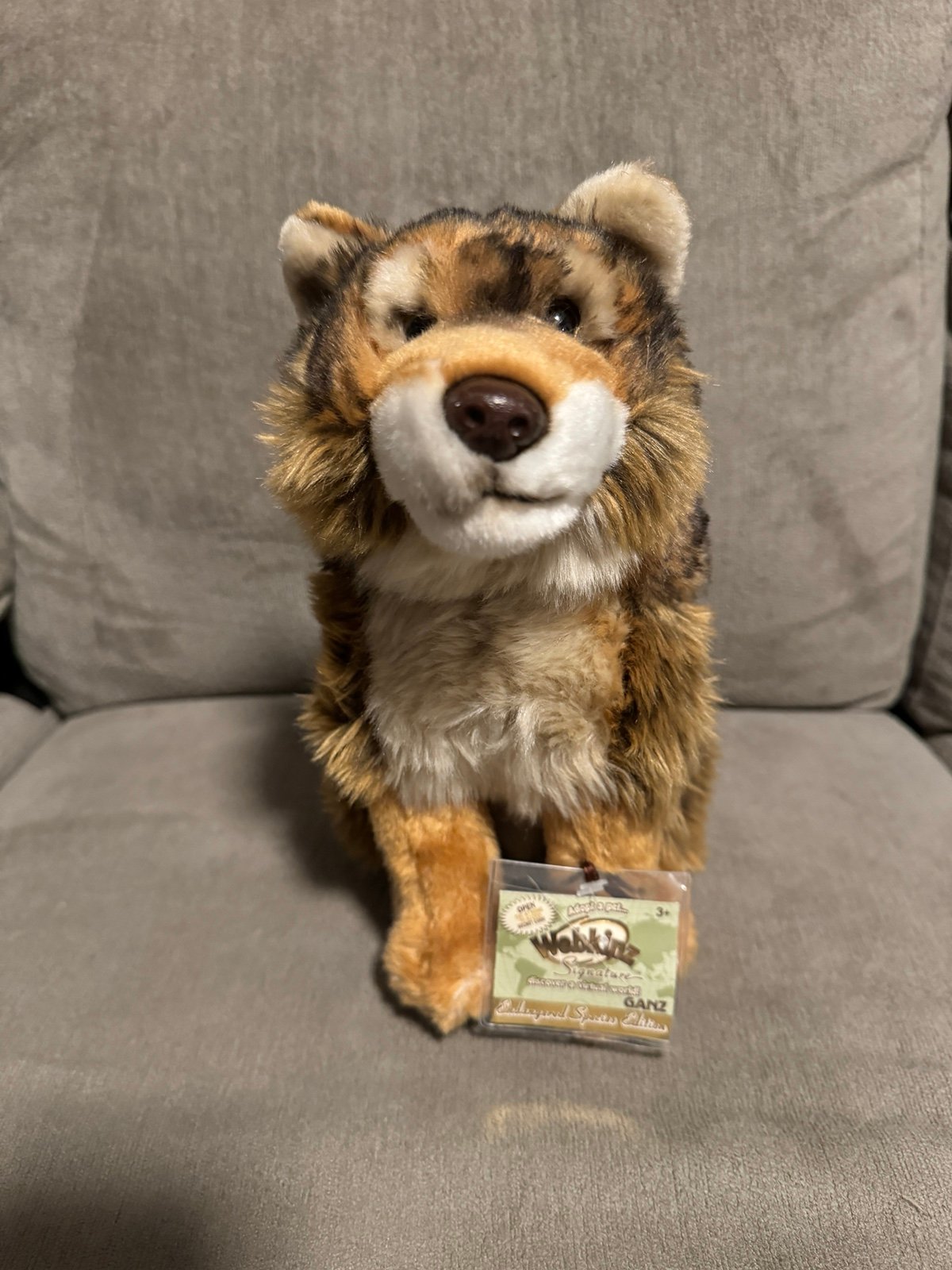 Webkinz signature red wolf with tags