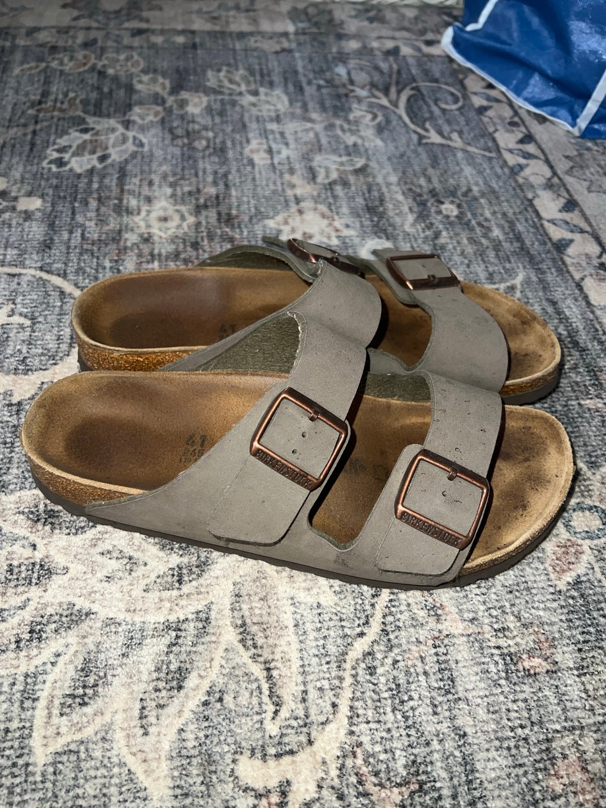 Birkenstock Arizona Suede Leather Sandals 41