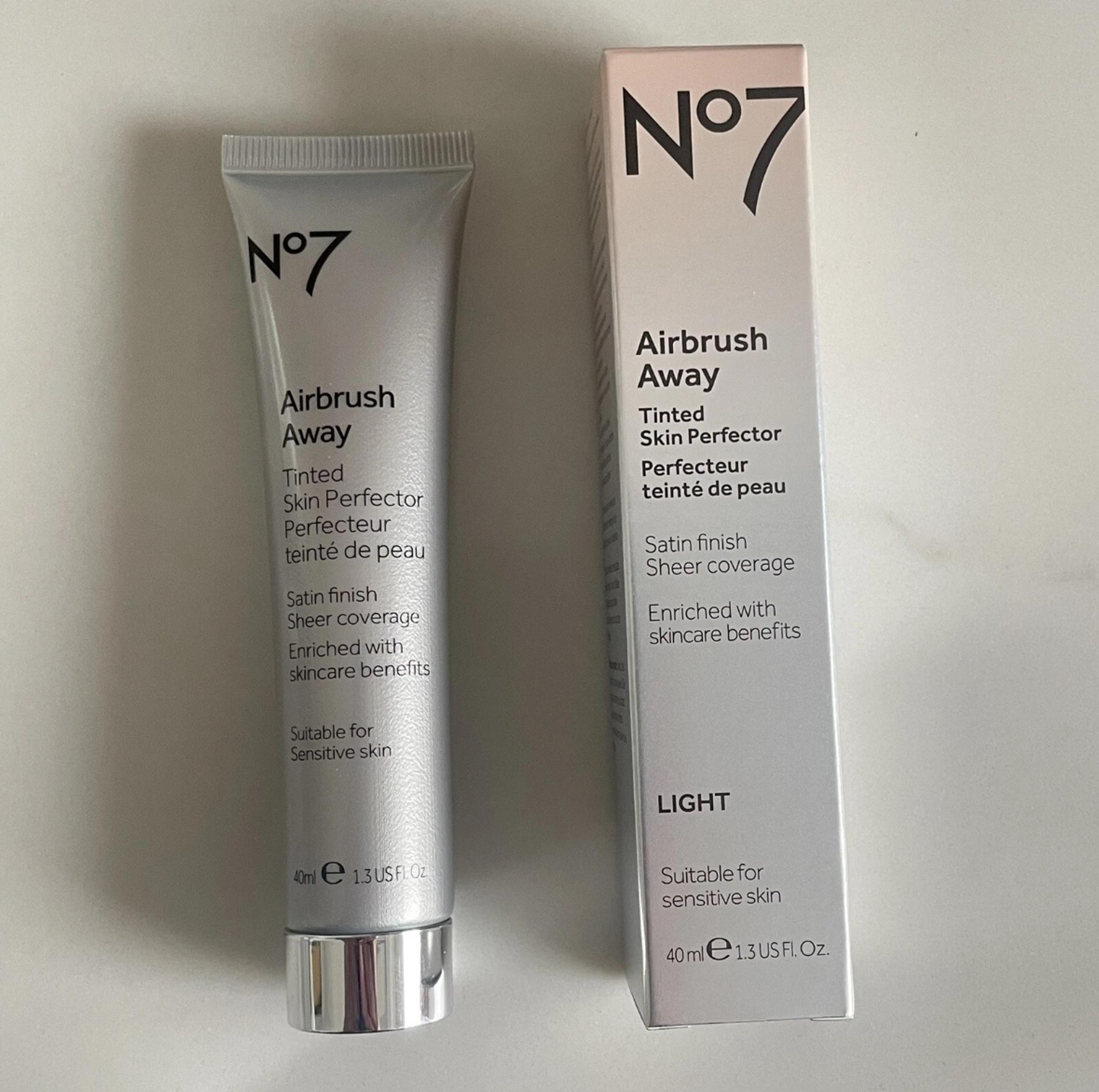 No7 Airbrush Away Tinted Skin Perfector Light 40ml 1.3oz Satin Finish No7 Skin