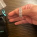 NEW Rachel Glauber cubic zirconia white gold hoop earrings.