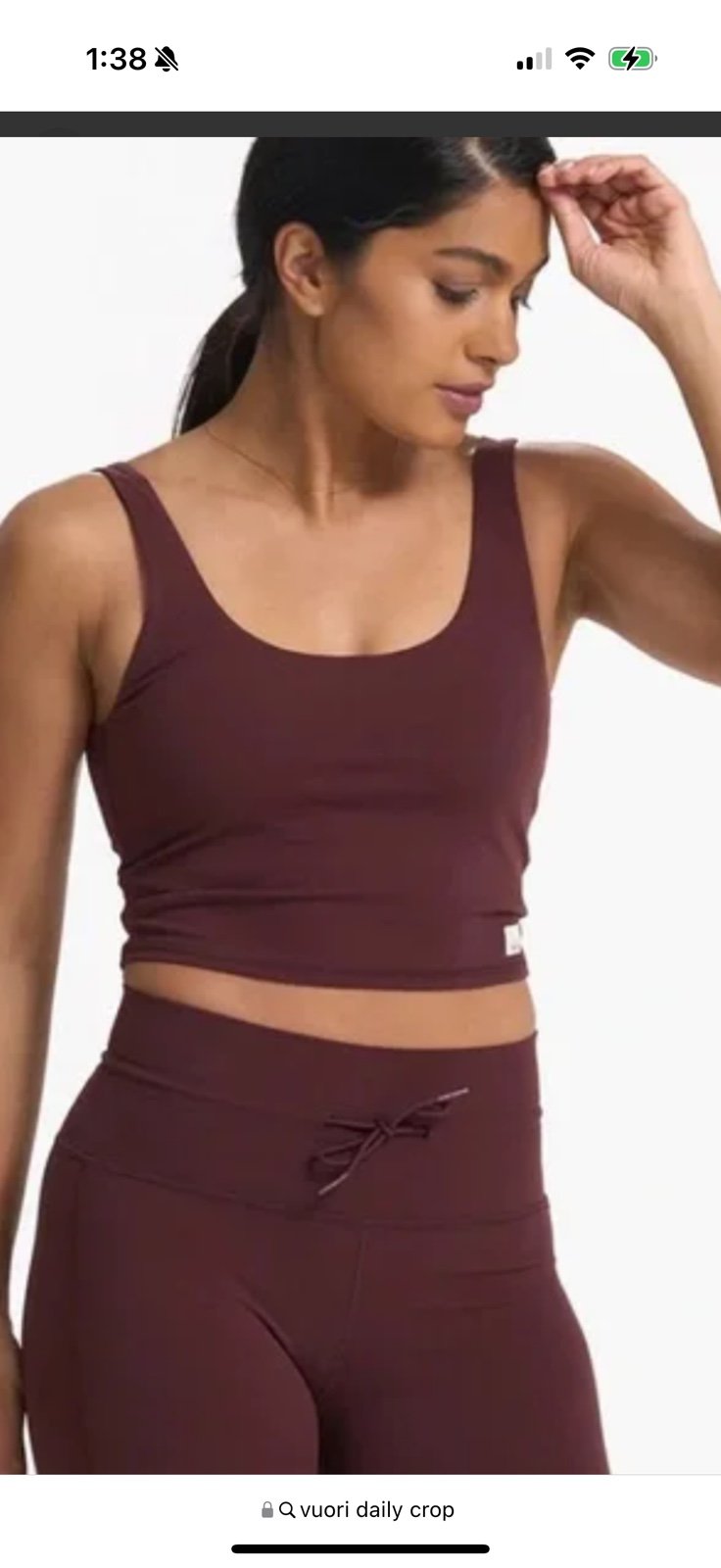 Vuori Daily Crop Tank