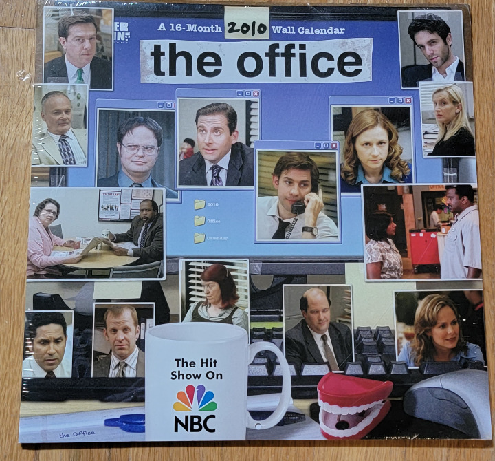 THE OFFICE 2010 16 Month Wall Calendar - New