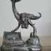 Pewter mermaid mini clock GALLO 1993