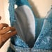 Blue A-Line Prom Dress