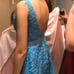 Blue A-Line Prom Dress