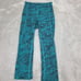 Lululemon Women's 2 In Movement Cropped Leggings Teal & Black Geo Print Stretch