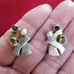 Vintage Genuine Gemstone 925 Earrings