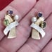 Vintage Genuine Gemstone 925 Earrings