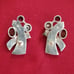 Vintage Genuine Gemstone 925 Earrings