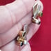 Vintage Genuine Gemstone 925 Earrings