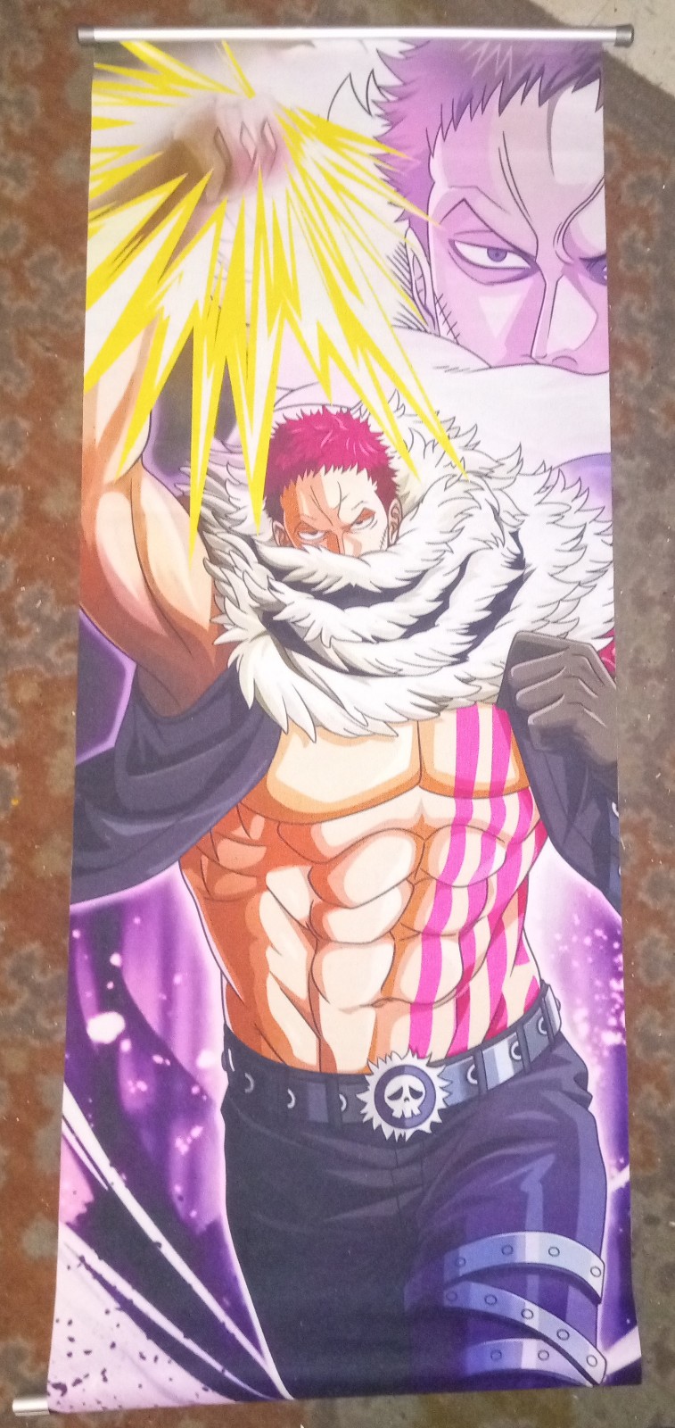 One Piece Roll Charlotte Katakuri Fabric Poster