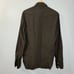 Ari Double Pocket cotton Western Rodeo Style Shirt Raw Hem Brown Men's XL