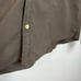 Ari Double Pocket cotton Western Rodeo Style Shirt Raw Hem Brown Men's XL