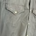 Ari Double Pocket cotton Western Rodeo Style Shirt Raw Hem Brown Men's XL