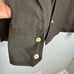 Ari Double Pocket cotton Western Rodeo Style Shirt Raw Hem Brown Men's XL
